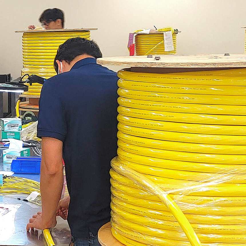 1728 Fiber 200 micron MPO Assemblies